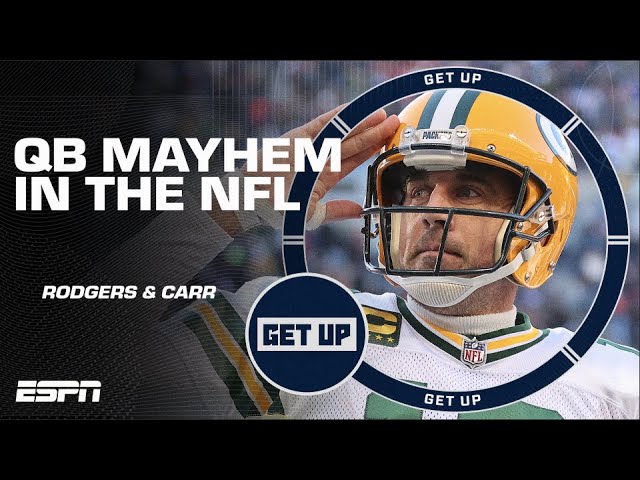 Aaron Rodgers-Derek Carr carousel 'SPINNING IN DIRECTIONS WE'RE NOT READY FOR' - Darlington | Get Up