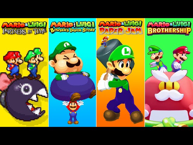 Evolution of Bros. Attacks in Mario & Luigi Games (2003-2024)