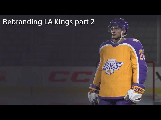 Rebranding NHL Teams on NHL 24 Part 2: LA Kings #nhl24 #customteams #ps5share #gokingsgo