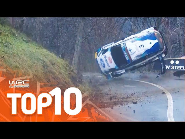 Top 10 Dramatic WRC Rallye Monte-Carlo Moments