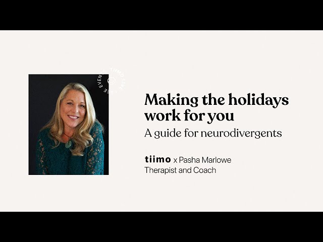 Tiimo Live | Making the holidays work for you