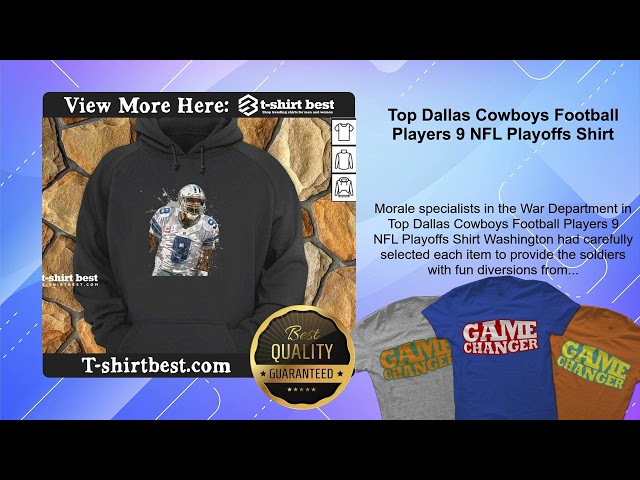 Top Dallas Cowboys Football Players 9 NFL Playoffs Shirt