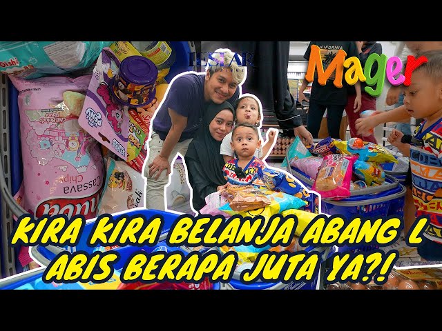 MAGER : BELANJA BULANAN APA NGEBORONG?! SAMPAI HAPPY BANGET ABANG L!!!