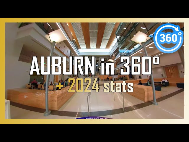 【2024 数据】奥本 Auburn University 360°全景游览（徒步/开车）