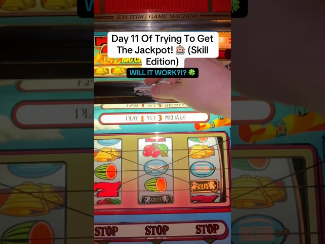 Day 11 Of Trying To Get The Jackpot! 🎰 (Skill Edition)