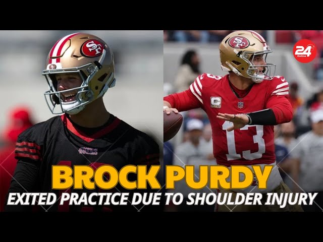 Shanahan Explains Why 49ers QB Brock Purdy Exited Practice Due to Shoulder Injury