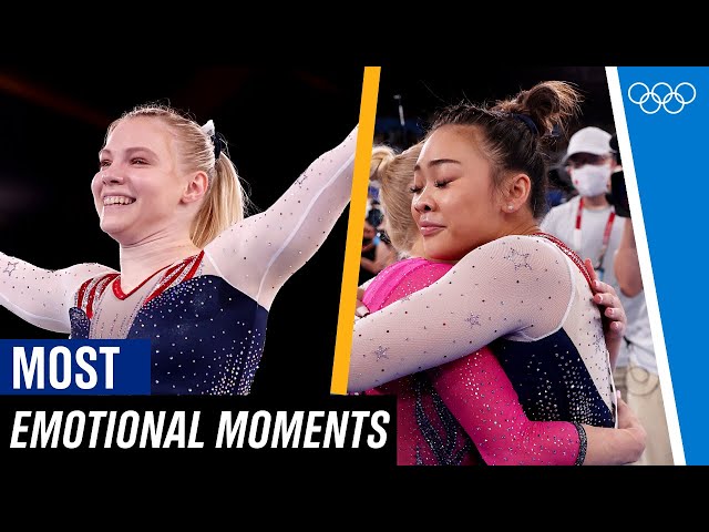 Emotional Gold Medal winning moments! 🥇