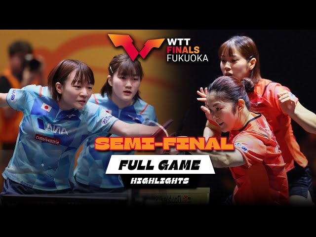 S. Yokoi / S. Odo vs M. Kihara / M. Nagasaki Full Match Highlights - WTT Finals Fukuoka 2024