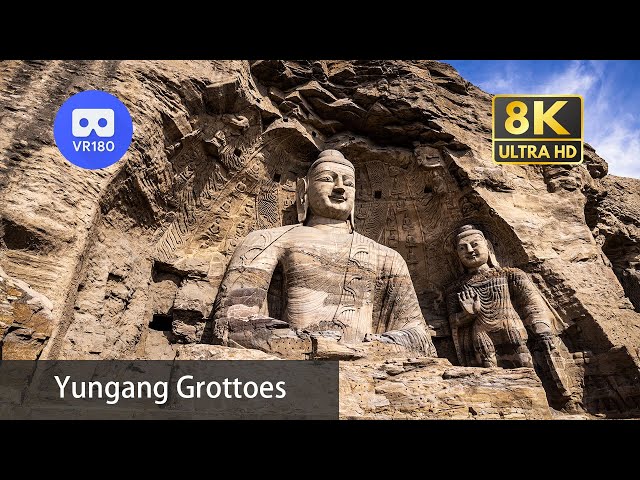 【VR180】Travel China: Yungang Grottoes 云冈石窟 | Treasure of Chinese Buddhist Art | 8K60P