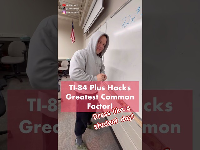 Greatest common factor?! No problemo! #tips #teacher #tipsandtricks #education #teacher #ti84