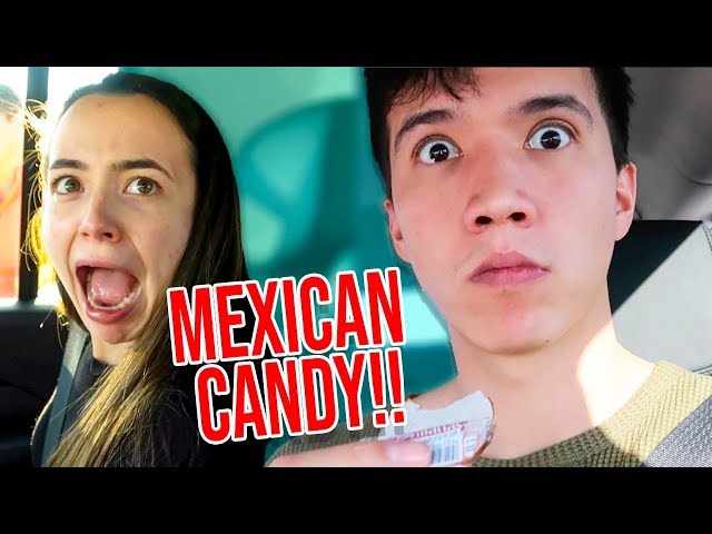 TRYING MEXICAN CANDY!! (SECRET BIRTHDAY VACATION REVEAL!)