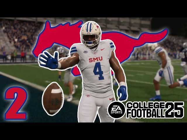 First Road Test, Can SMU Win? - College Football 25 SMU Dynasty