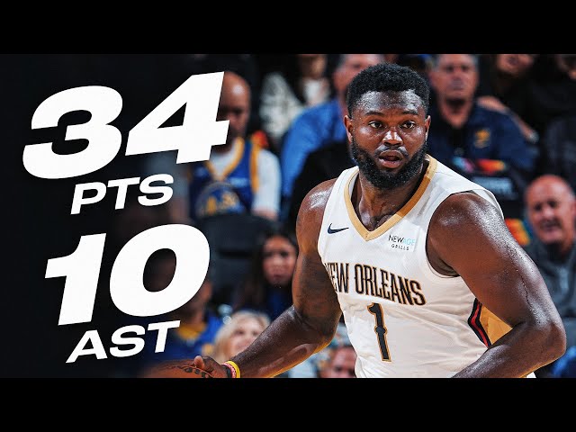 Zion Williamson's DOUBLE-DOUBLE Performance! 16 PTS In The 4th! 🔥| November 1, 2024