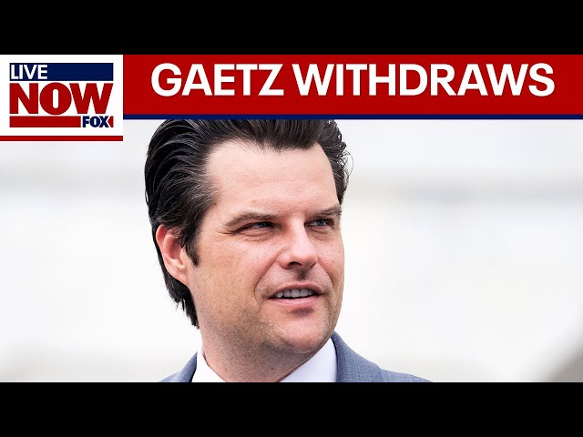 BREAKING: Matt Gaetz withdraws nomination for Attorney General | LiveNOW from FOX