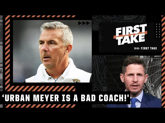 He's a bad coach! 👀 - Dan Orlovsky on Urban Meyer getting fired by the Jaguars | First Take