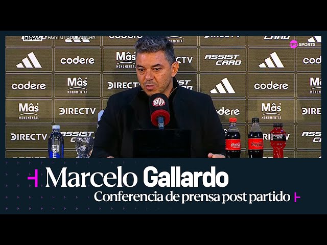 EN VIVO: Marcelo Gallardo habla en conferencia de prensa tras Independiente Rivadavia vs. River