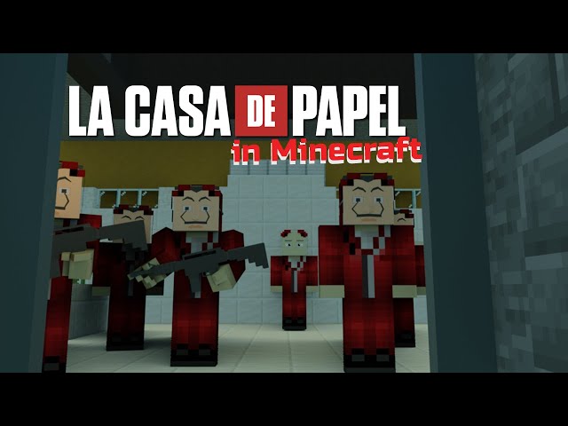 La Casa De Papel: Money Heist (Minecraft Animation) البروفسور فلم ماينكرافت