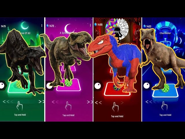 🦖 Indoraptor vs Jurassic World vs T-Rex Spider Man vs The Good Dinosaur | Coffin Dance 🪩