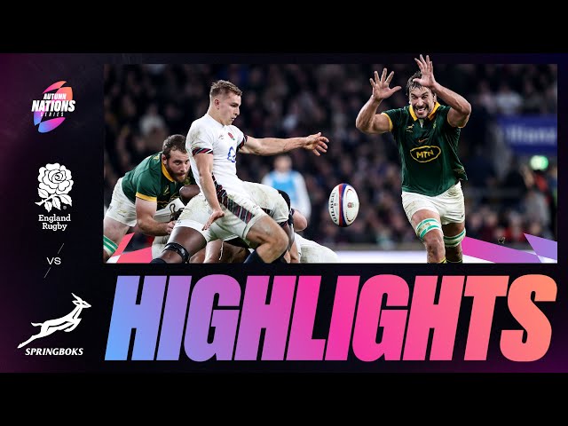 HIGHLIGHTS | ENGLAND V SOUTH AFRICA | AUTUMN NATIONS SERIES