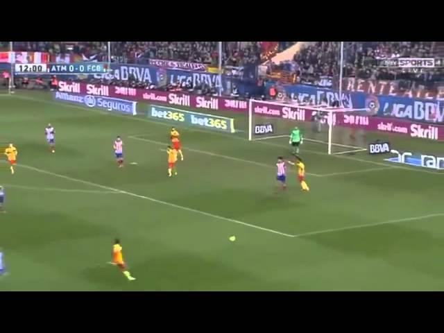 Pedro amazing nutmeg on Juanfran