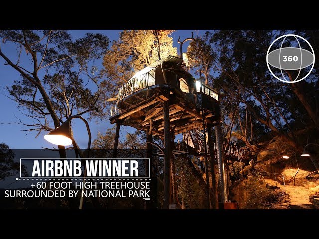 Tour the World's Best Airbnb Treehouse in 360 VR Video.