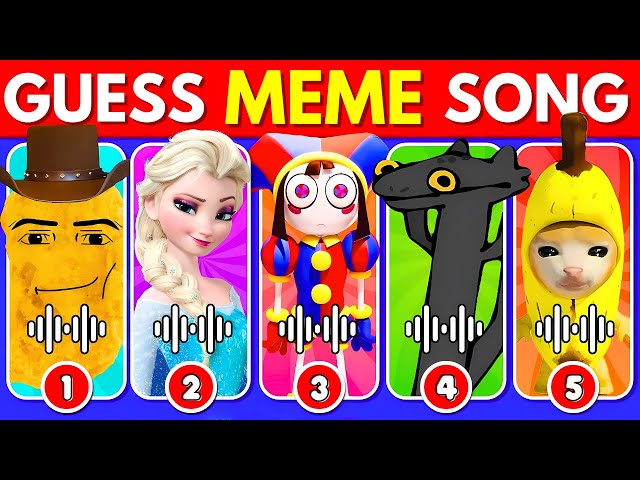 GUESS MEME & WHO'S SINGING 🎤🎵 🔥 Lay Lay, Salish Matter, Gega, MrBeast, Tenge Tenge, Panda 4, Elsa