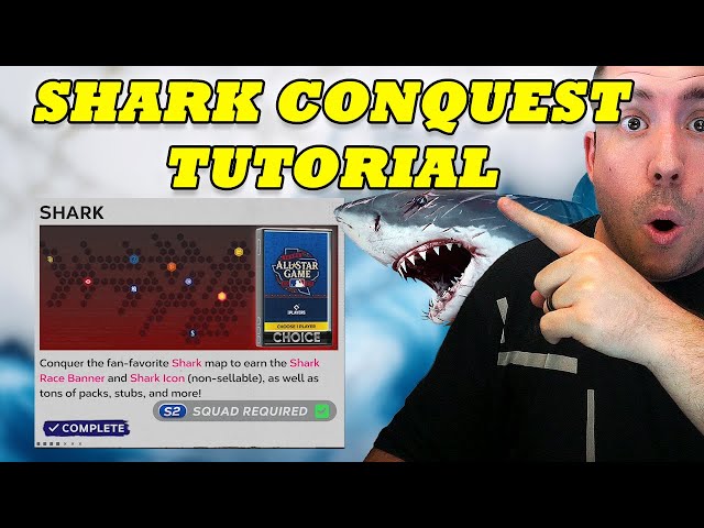 HOW TO COMPLETE THE NEW "SHARK CONQUEST MAP" PLUS ALL HIDDEN PACK REWARDS MLB THE SHOW 24