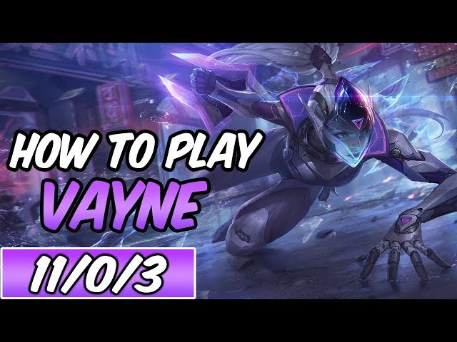 HOW TO PLAY VAYNE | Build & Runes | Diamond Commentary | PROJECT: Vayne | League of Legends