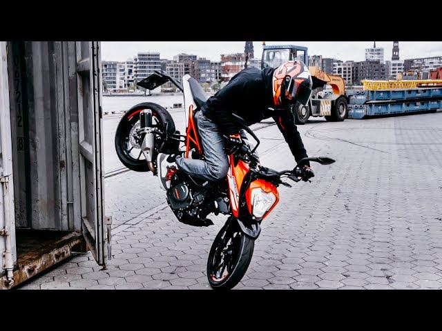 Next level stoppies in Germany with the KTM 250 Duke | RokON VLOG #39