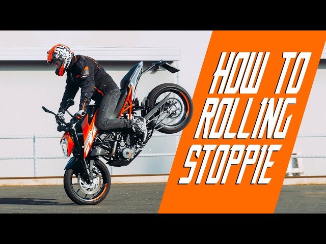 How to rolling stoppie / Duke 250 - RokON VLOG #31