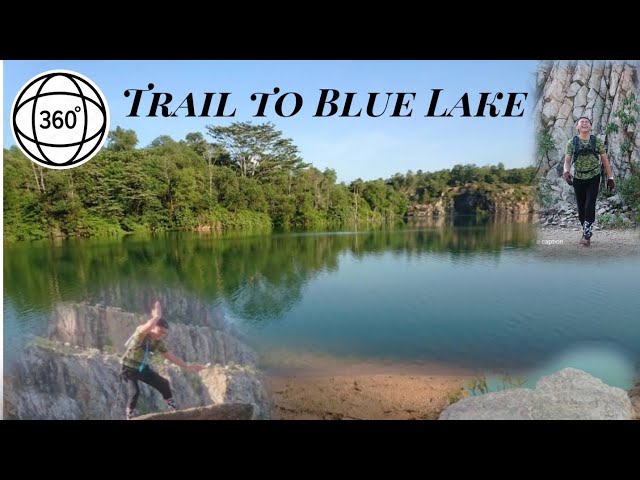 360 degree hiking video up Bukit Lunchu and down to the Tasik Biru blue lake, Part 1