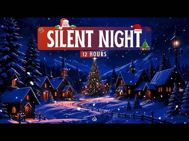 Silent Night | Instrumental Christmas Carol Music, 12 Hours of Silent Night on Piano