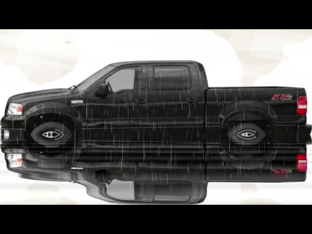 10 minutes of Rain sounds and thunder from the inside of a 2007 Ford F-150 Lariat