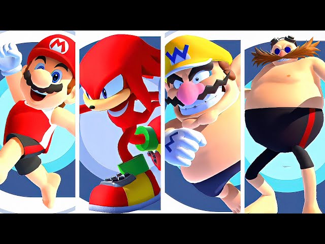 Mario & Sonic At The Olympic Games Tokyo 2020 Football Mario, Knuckles, Wario, Dr Eggman