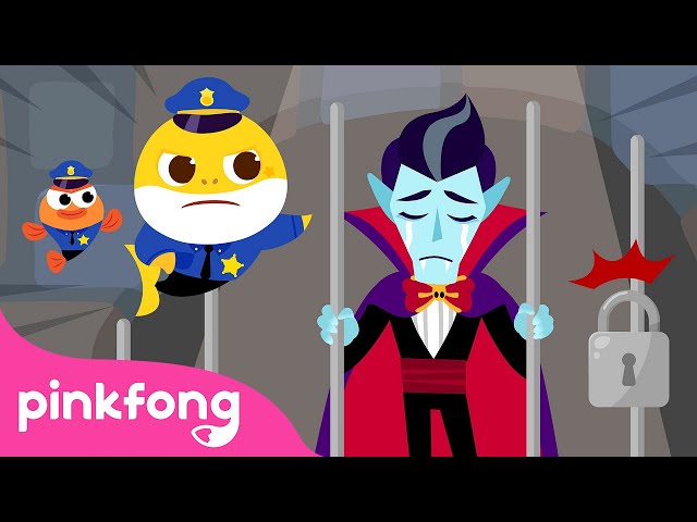 Police Baby Shark vs. Halloween Monsters | Halloween Story for Kids | Pinkfong Official