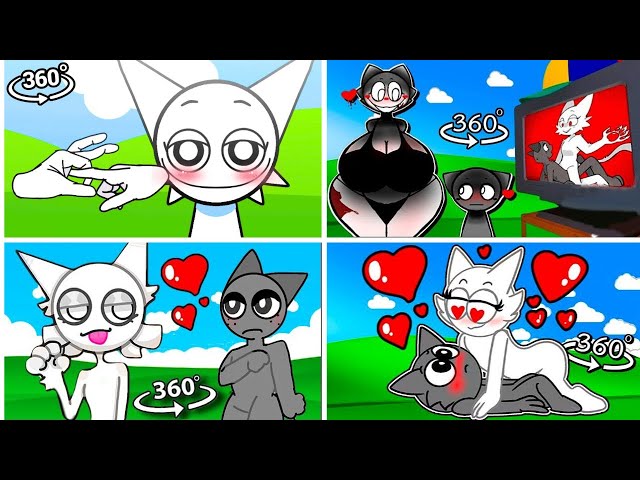 Incredibox Sprunki: Gray x Wenda Sus Meme Full Compilation 360° VR