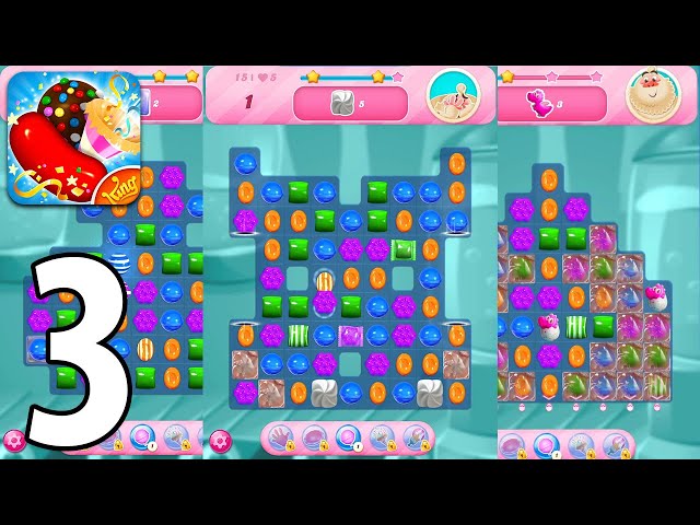 Candy Crush Saga - Gameplay Walkthrough Part 3 - (iOS, Android) [4K60FPS]