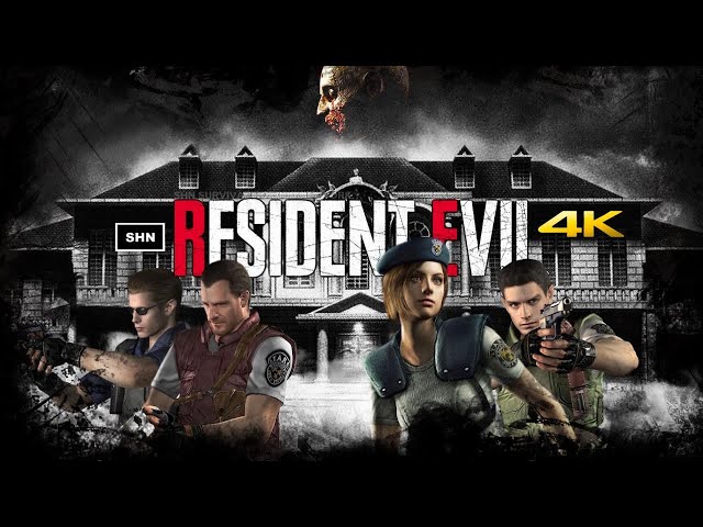 RESIDENT EVIL HD Remaster 👻 Jill Valentine 👻 4K/60fps 👻 Longplay Walkthrough Movie No Commentary