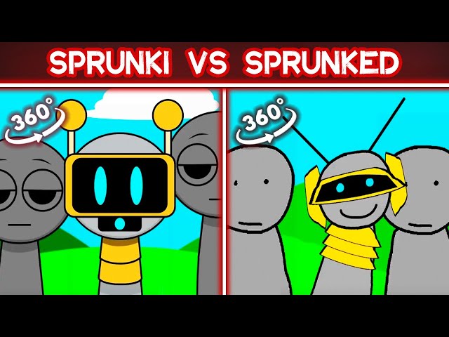 360º Incredibox Sprunked Mod VS Sprunki Mod VR