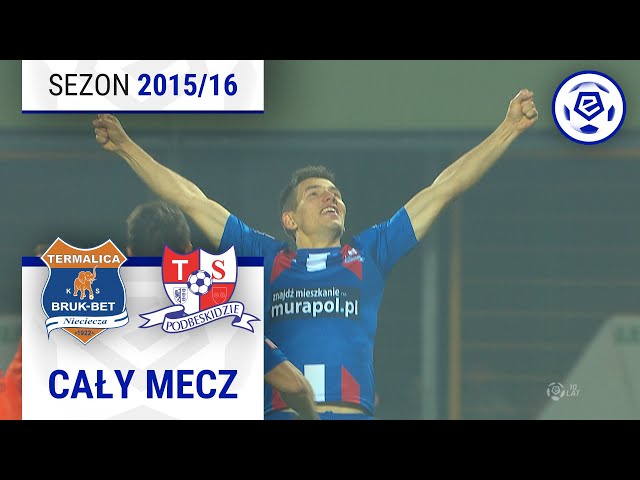 (1/2) Termalica Bruk-Bet Nieciecza - Podbeskidzie | CAŁY MECZ | Ekstraklasa 2015/16 | 15. Kolejka