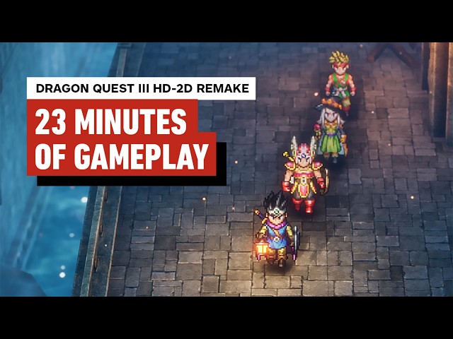 Dragon Quest 3 HD-2D Remake - 20 Minutes of Gameplay