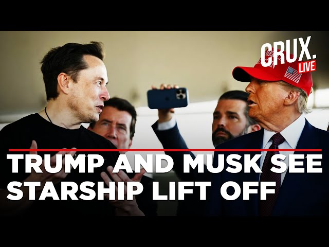 Trump Live | SpaceX Live | Trump Joins Musk For SpaceX Starship Rocket Launch | Trump Latest News