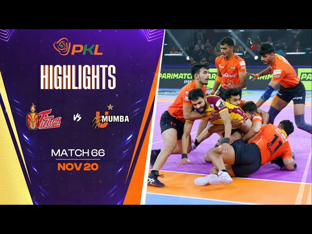 Match Highlights: Telugu Titans vs U Mumba | November 20 | PKL Season 11