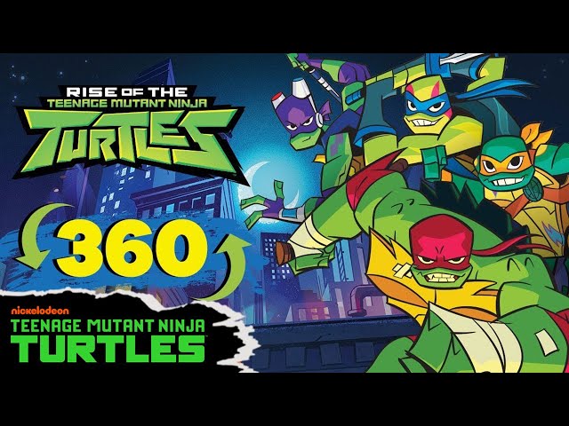 EPIC 360° Ninja Turtles Rooftop Laser Battle 💥 | Teenage Mutant Ninja Turtles