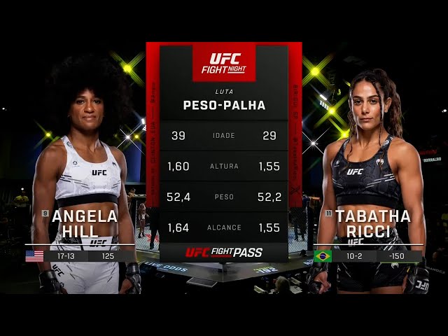 Angela Hill x Tabatha Ricci | LUTA COMPLETA | UFC Macau