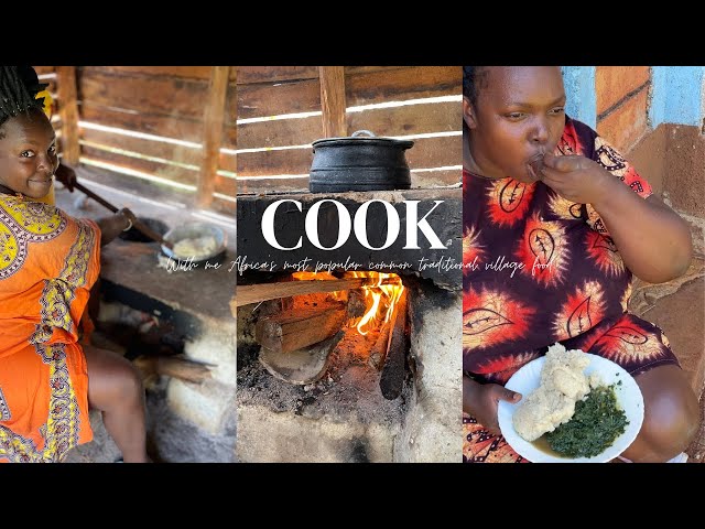 Cook with me Africa’s Most Popular common Traditional Village food