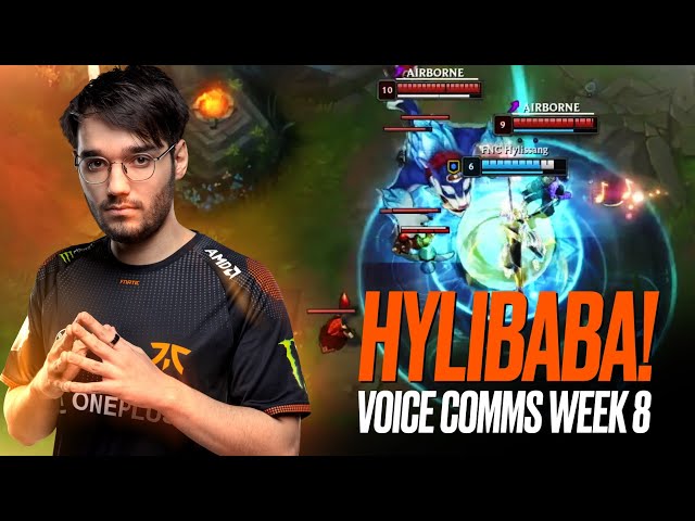 HYLIBABA | Fnatic Voice comms - LEC Spring (Week 8)