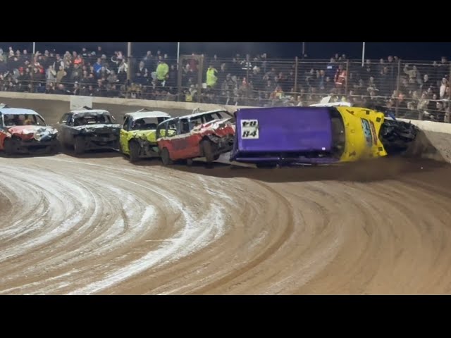 Kings Lynn Unlimited Banger Halloween Carnival Night 2024 Fence Cam