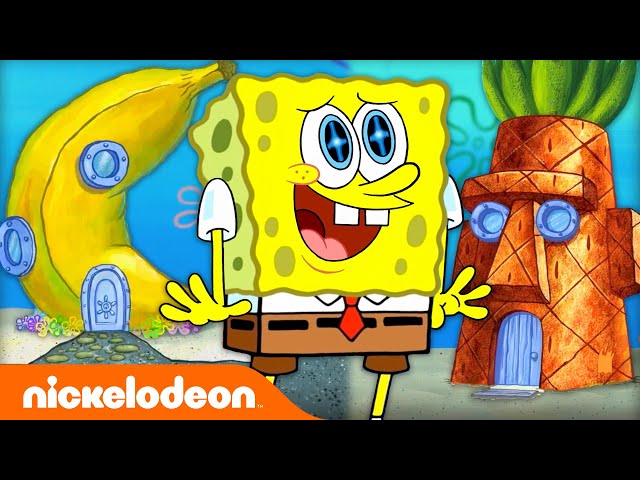 Every Time SpongeBob's House WASN'T A Pineapple 🍍 | Nicktoons