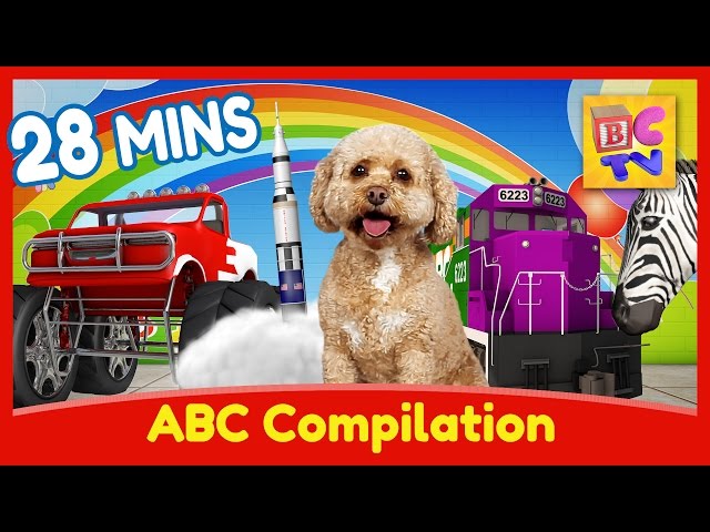 Learn English with Lizzy the Dog | ABC Learning Compilation for Children